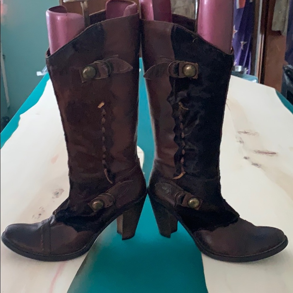 Brown Leather Boots